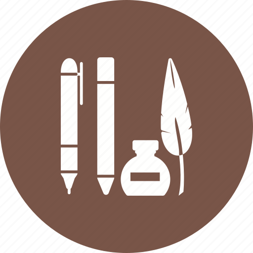 Artist, artistic, equipment, pen, pencil, school, writing icon - Download on Iconfinder