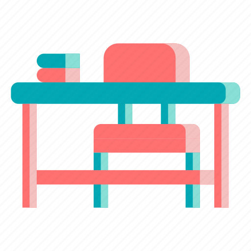 Bench, chair, desk, table, office icon - Download on Iconfinder