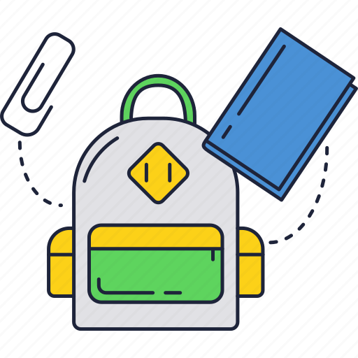 Bag, book, education, school icon - Download on Iconfinder