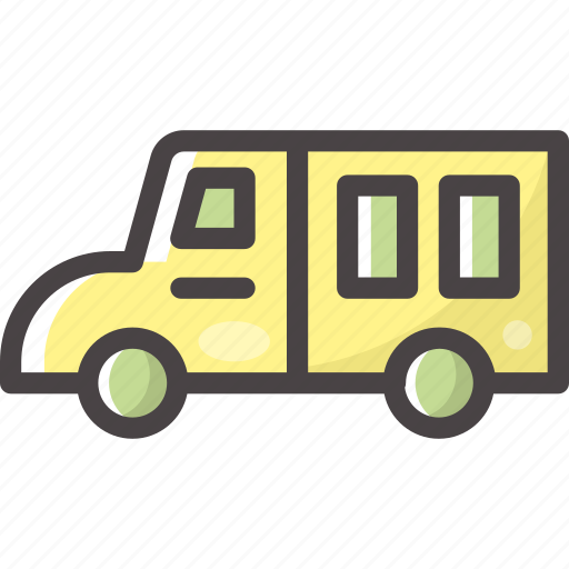 Bus, school, schoolvan, transport, van icon - Download on Iconfinder