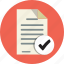 accept, add, audit, check, checklist, checkmark, document 