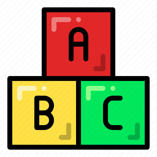 Abc blocks, abc, alphabet, child icon - Download on Iconfinder