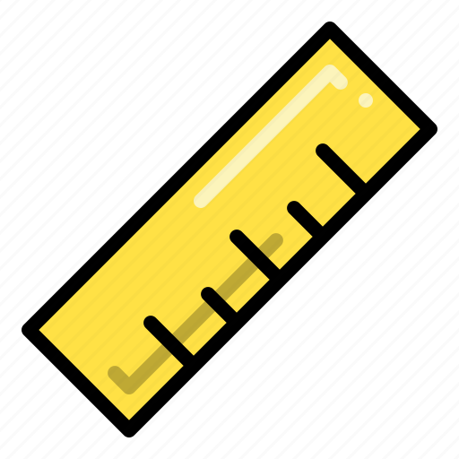 Ruler, measure, scale, school icon - Download on Iconfinder