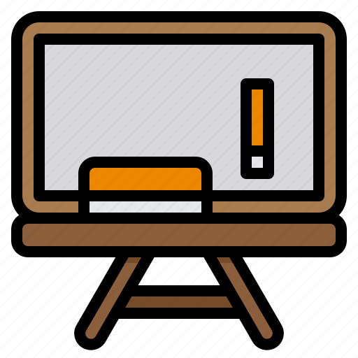 Blackboard, chalkboard, classroom, education, school icon - Download on Iconfinder