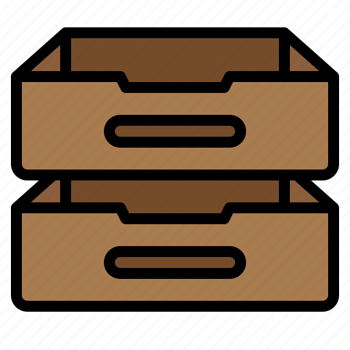 Box, cardboard, education, material, packaging icon - Download on Iconfinder