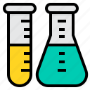 chemistryl, education, flask, science, test, tube