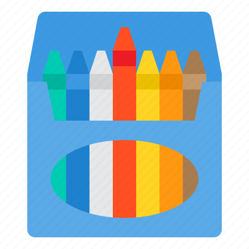 Crayon, crayons, draw, material, school icon - Download on Iconfinder