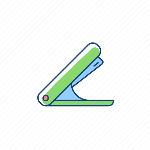 Stapler, school accessory, joining pages, tool icon - Download on Iconfinder