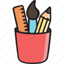 pencil box, stationeries, education, pencil case
