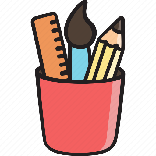 Pencil box, stationeries, education, pencil case icon - Download on Iconfinder