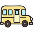 school bus, public transport, vehicle, education, transportation