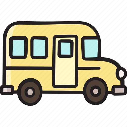 School bus, public transport, vehicle, education, transportation icon - Download on Iconfinder