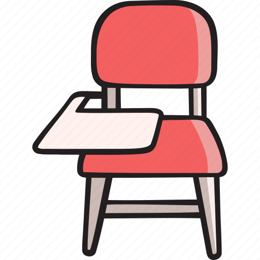 School chair, education, classroom, study chair, furniture icon - Download on Iconfinder