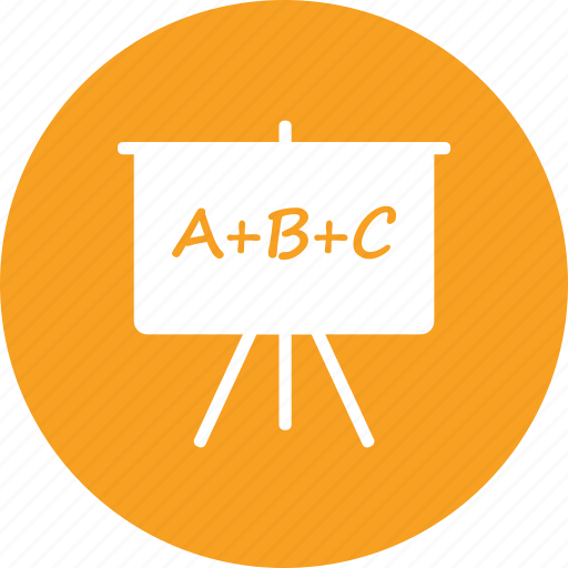 Blackboard, education, math, school icon - Download on Iconfinder