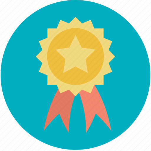 Award badge, badge, medal, quality symbol, ribbon icon - Download on Iconfinder