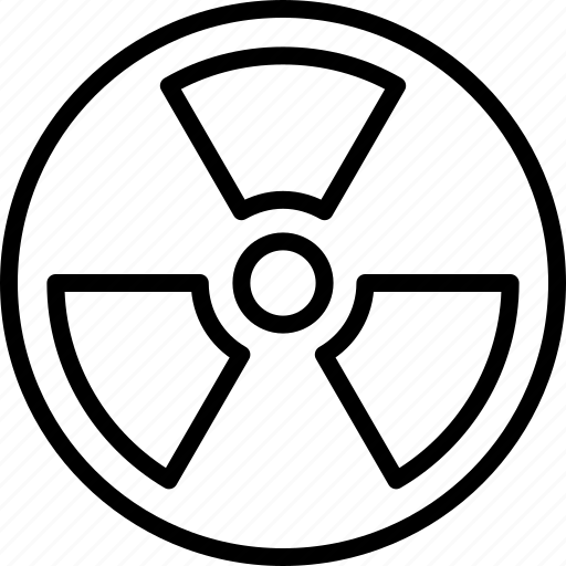 Alert, danger, radiation, warning icon - Download on Iconfinder