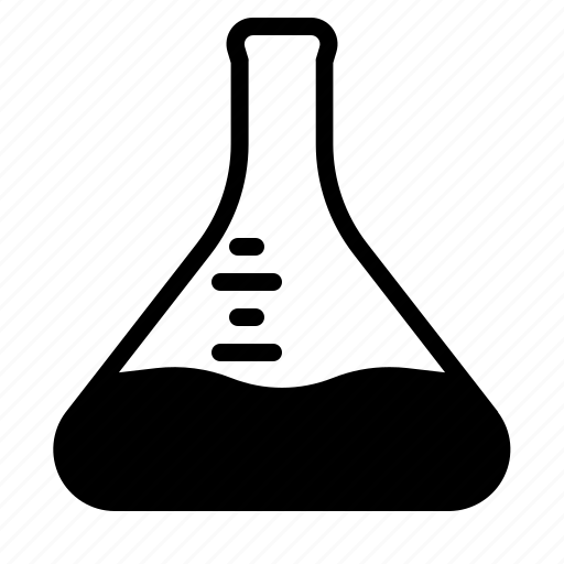 Chemistry, conical flask, flask, lab, laboratory, laboratory glassware, pharmacy icon - Download on Iconfinder