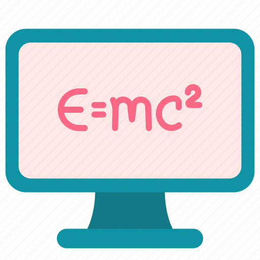 Computer, education, einstein, formula, physician, science, theory icon - Download on Iconfinder