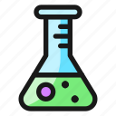 lab, flask, experiment