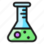 lab, flask, experiment 