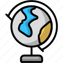 globe, world, earth, map