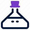 flask, glass, chemistry, laboratory, science