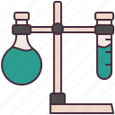 experiment, lab, flask, analysis, chemistry, laboratory, research, science, tubes