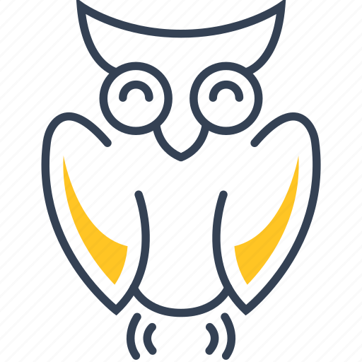 Owl, science icon - Download on Iconfinder on Iconfinder