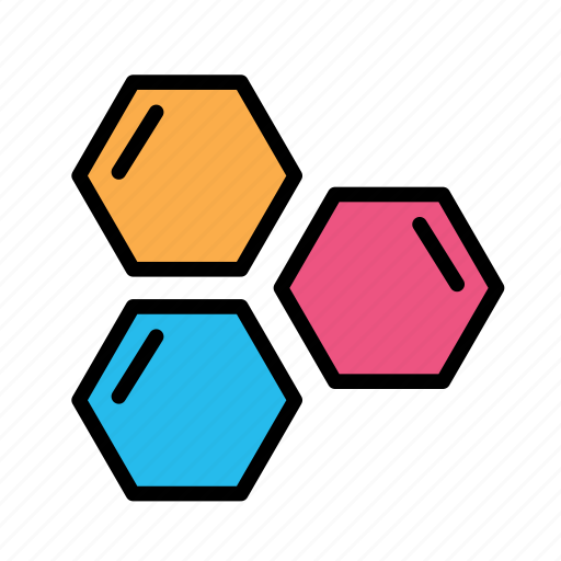 Cells, hexagon, science, shape, space icon - Download on Iconfinder