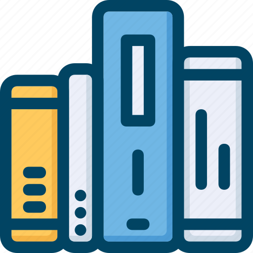 Books, library, reading, shelf, study icon - Download on Iconfinder