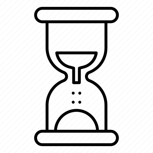 Sandglass, sand clock, glass timer, hourglass, clepsydra icon - Download on Iconfinder