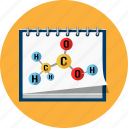chemical, formula, molecular, notebook