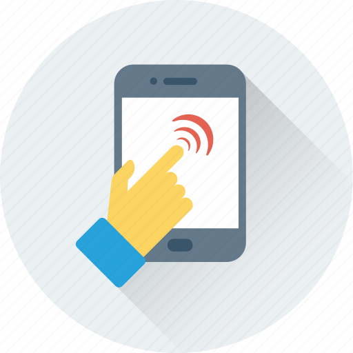 Hand, mobile, smartphone, technology, touchscreen icon - Download on Iconfinder