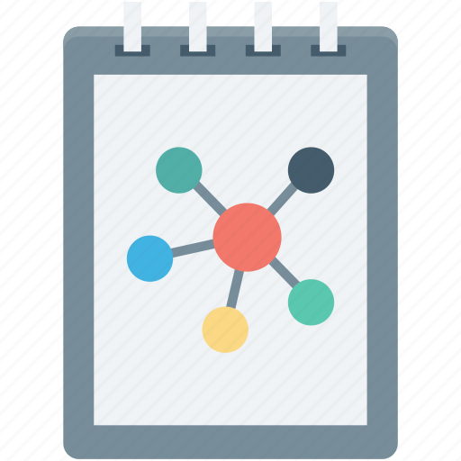 Atom, jotter, notepad, science book, science notes icon - Download on Iconfinder