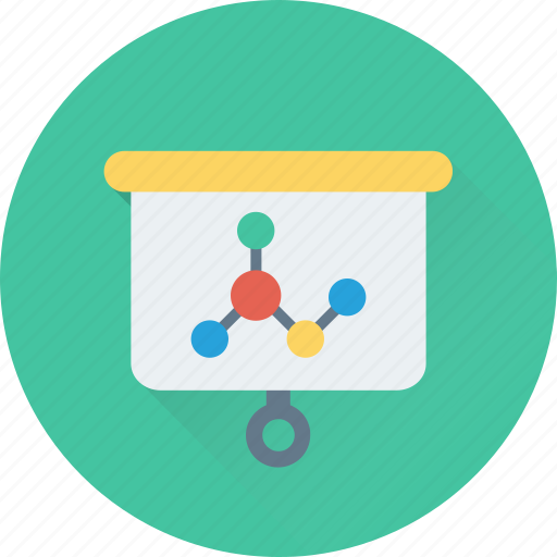 Atom, electron, flipchart, physics, science icon - Download on Iconfinder