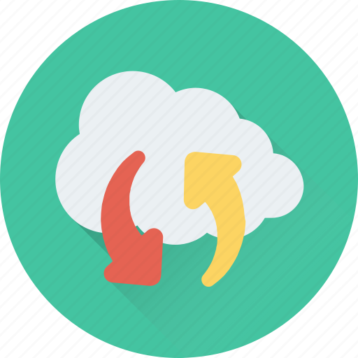 Cloud, icloud, nature, processing, synchronization icon - Download on Iconfinder