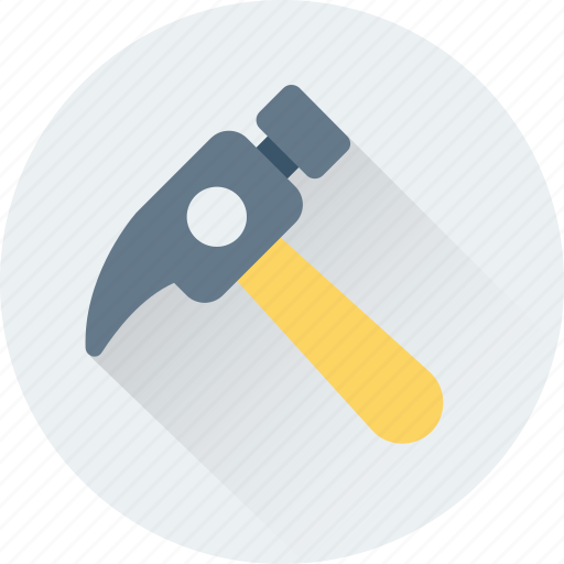 Claw hammer, construction, hammer, nail fixer, tool icon - Download on Iconfinder