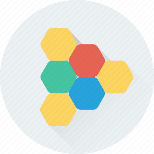 Chemistry, cube, hexagons, molecule, science icon - Download on Iconfinder