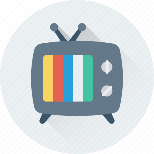 Antenna tv, retro tv, transmission, tv, vintage tv icon - Download on Iconfinder
