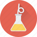 conical, experiment, flask, laboratory, test
