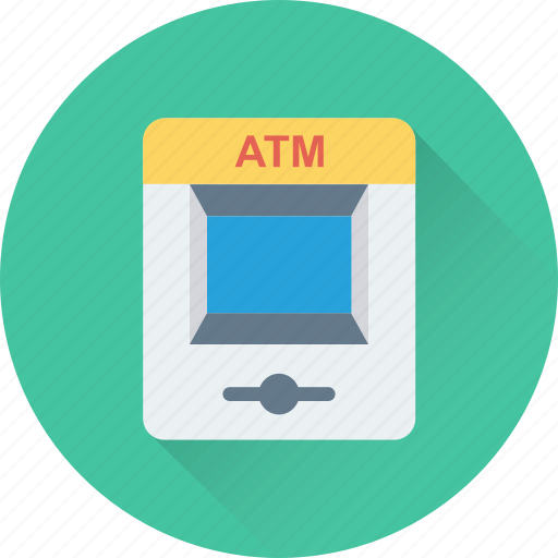 Atm, banking, cash line, cash machine, cash point icon - Download on Iconfinder