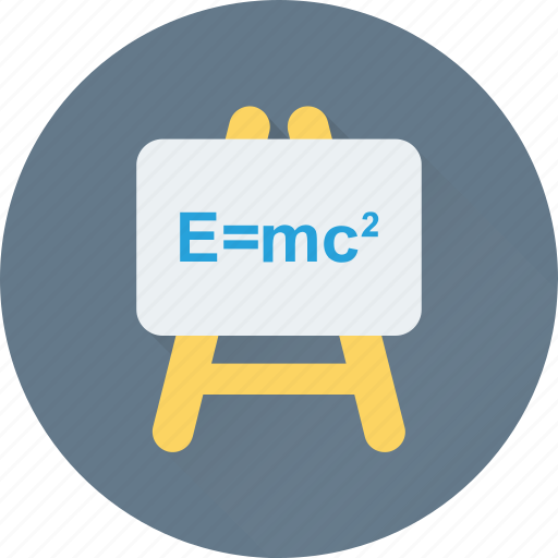 Board, einstein formula, emc2, formula, science icon - Download on Iconfinder