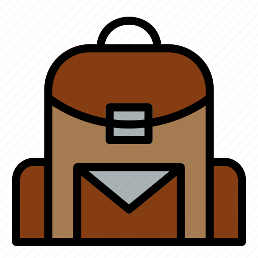 Bag, bagpack, school, schoolbag, education icon - Download on Iconfinder