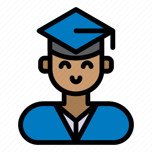 Graduation, men, student, graduate, education icon - Download on Iconfinder
