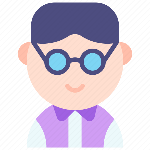 Scholar, person, student, reading, man, avatar icon - Download on Iconfinder