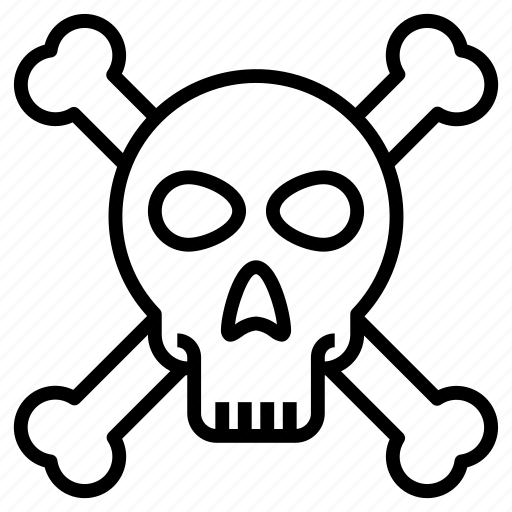 Skull, dead, signs, signaling icon - Download on Iconfinder