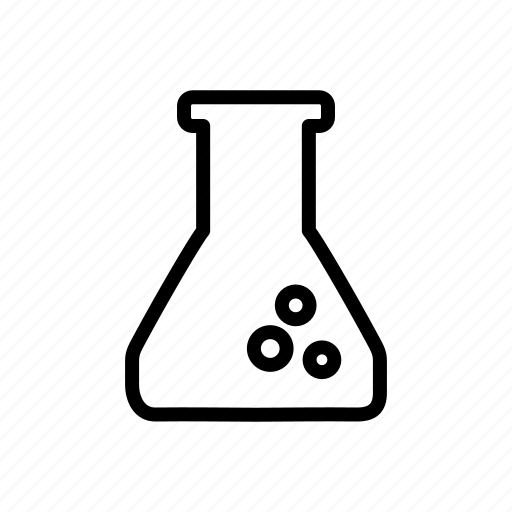 Flask, lab, conical flask icon - Download on Iconfinder