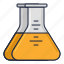 flask, laboratory, science 