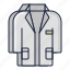 coat, lab, uniform 