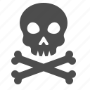 bones, danger, death, pirate, poison, skeleton, skull